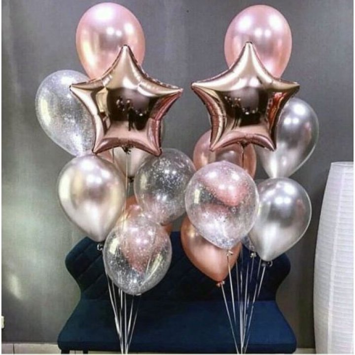 Фонтаны шаров "Дубль старт" в Красноярске