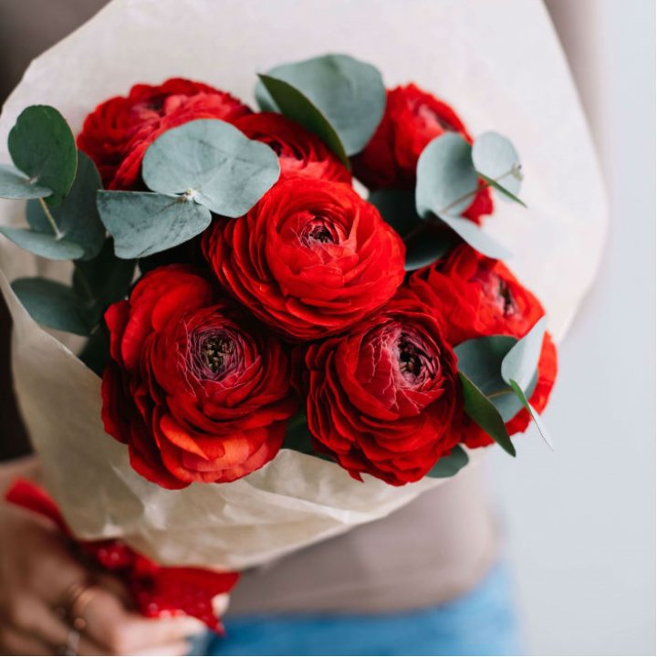 Букет ранункулюсов  в Красноярске