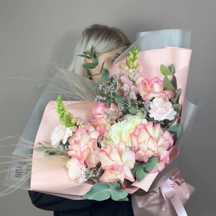  Букет  "Закат для неё" в Красноярске