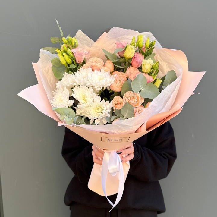 Букет "Персиковая нежность" в Красноярске