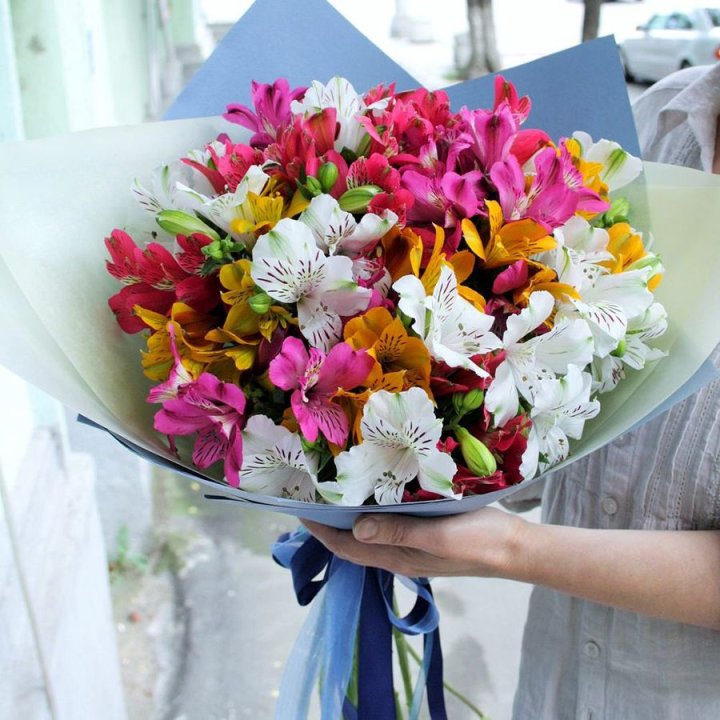 Микс альстромерий в Красноярске