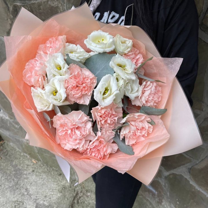  Букет диантусов "Пич" в Красноярске