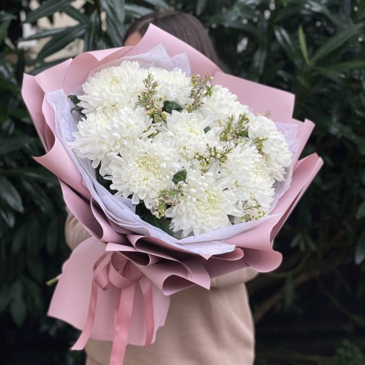 Букет хризантем №1 в Красноярске