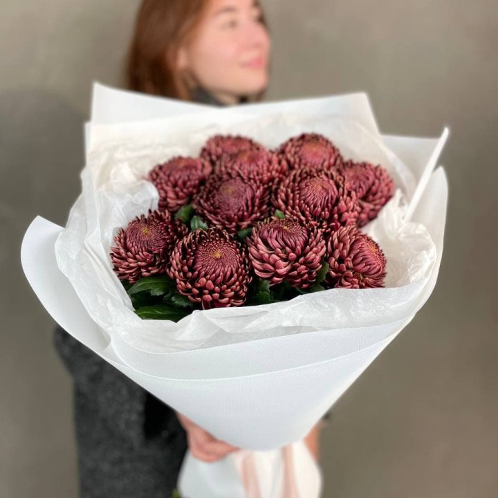 Букет хризантем "Касиопия" в Красноярске