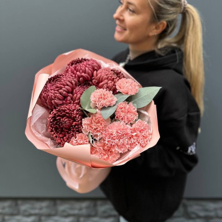 Дуо диантусы и бигуди в Красноярске