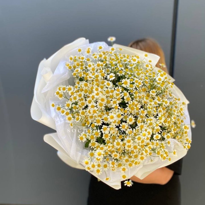Букет ромашек "Фемели" в Красноярске