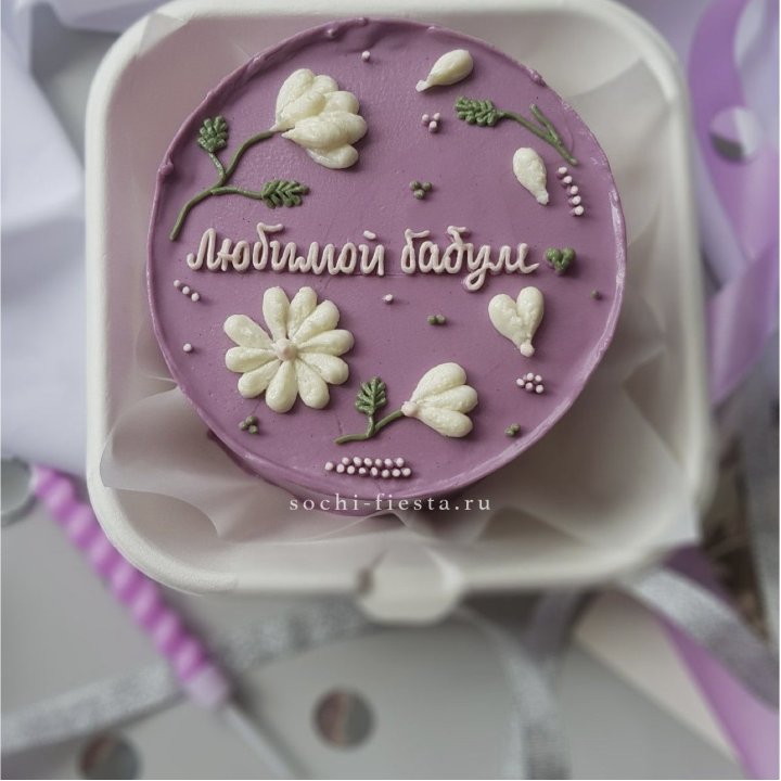 Бенто-торт "Любимой бабуле" в Красноярске