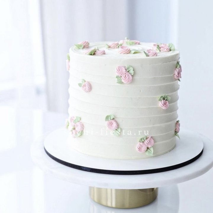 Торт "Розы в снегу" в Красноярске