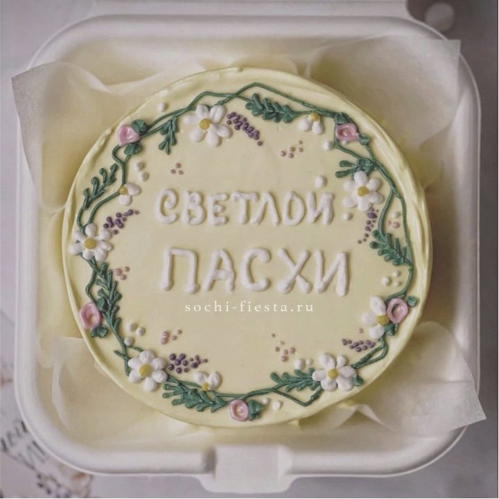 Бенто-торт "Светлой Пасхи" 2 в Красноярске