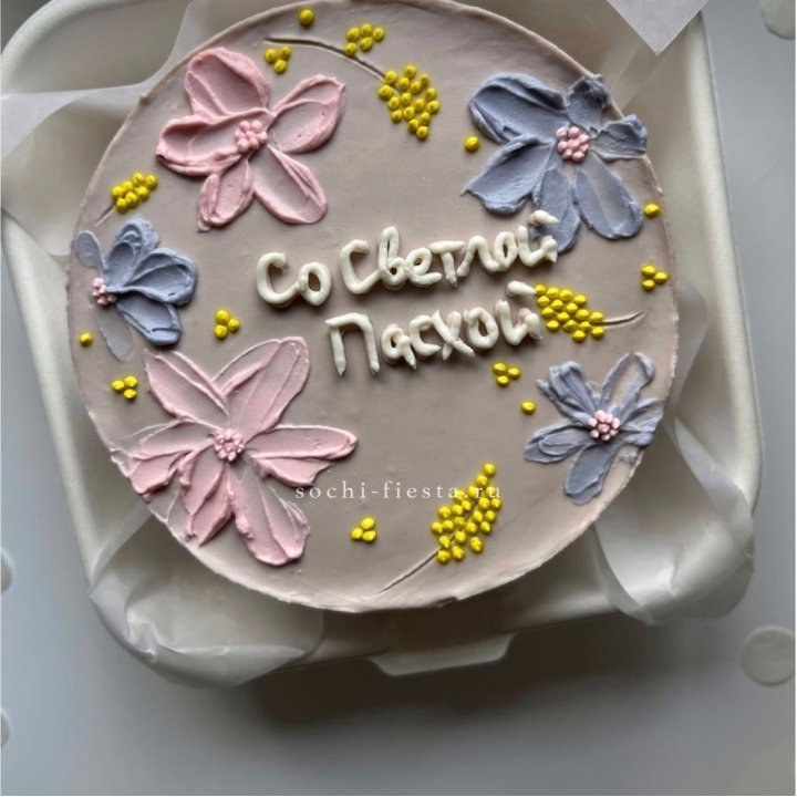 Бенто-торт "Светлой Пасхи" 3 в Красноярске