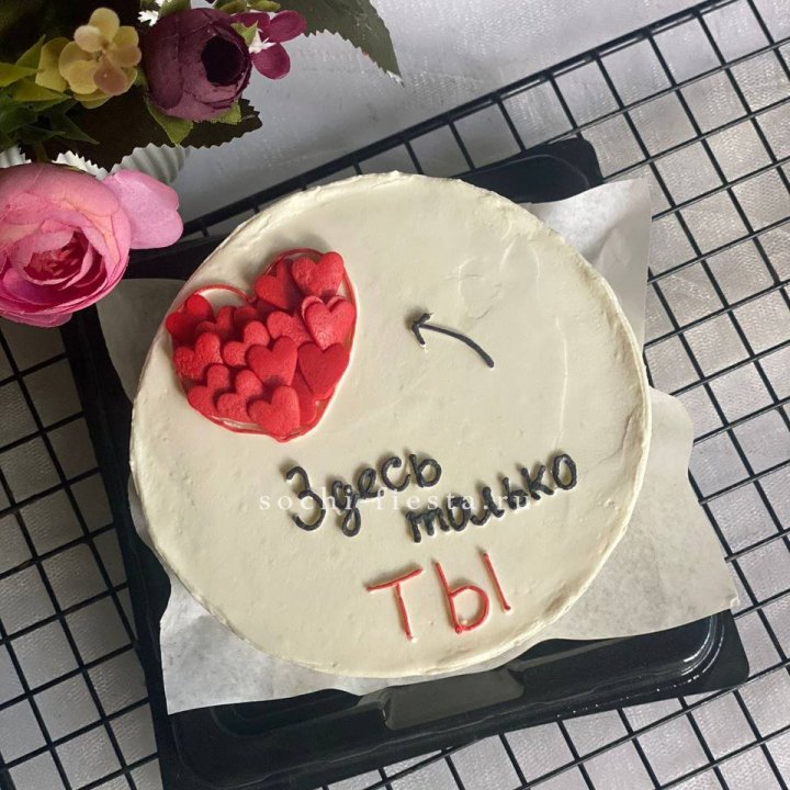 Бенто-торт "В моем сердце только ты"  в Красноярске