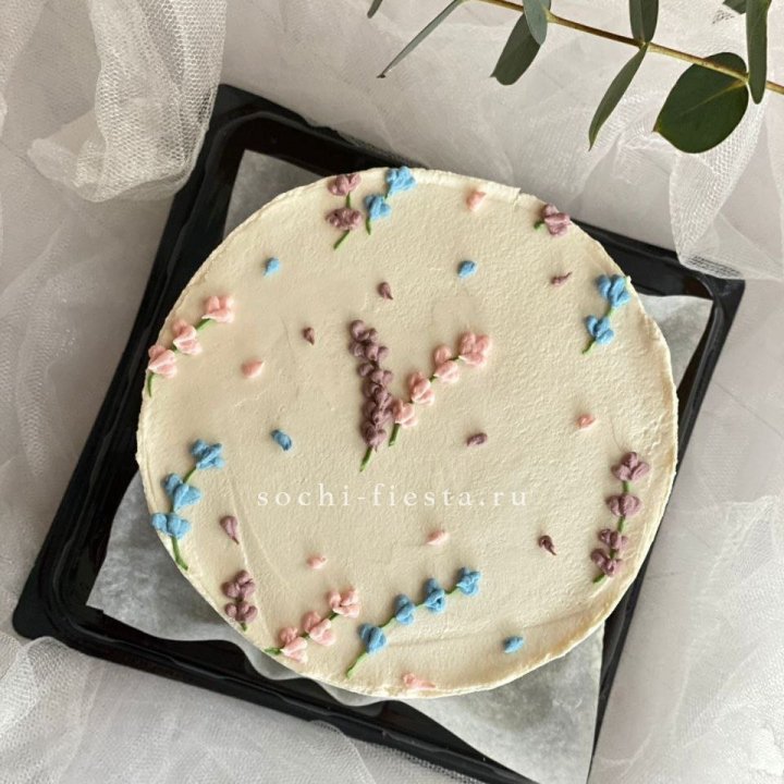 Бенто-торт "Лаванда" в Красноярске