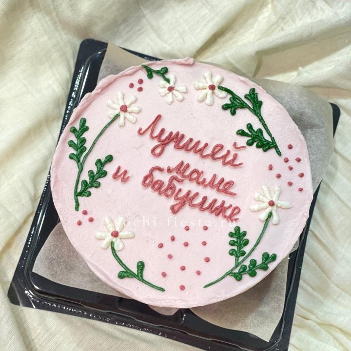 Бенто-торт "Лучшей маме и бабушке"  в Красноярске