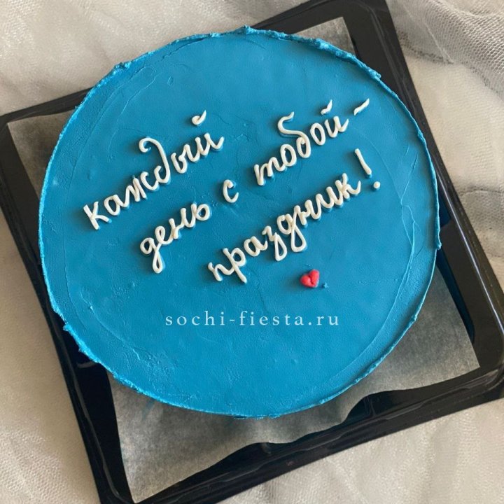 Бенто-торт "Каждый день с тобой праздник"  в Красноярске