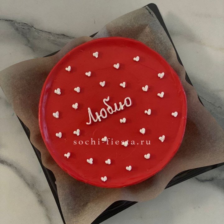 Бенто-торт "Люблю" в Красноярске
