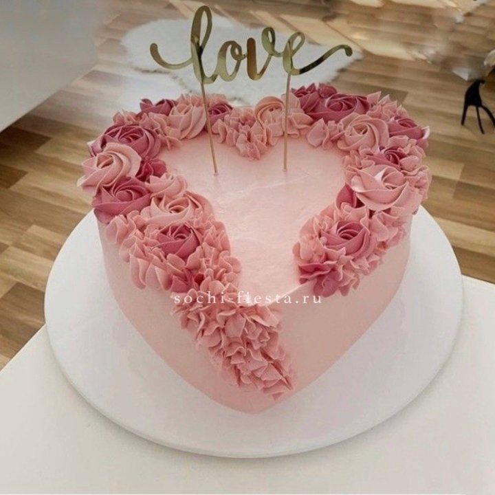 Торт "Сердце" 10 в Красноярске