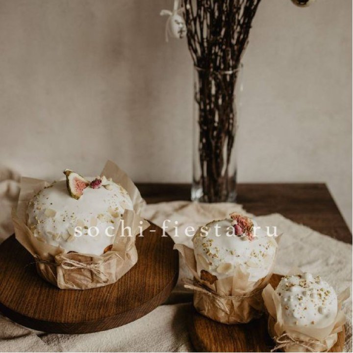 Кулич мини с изюмом в Красноярске