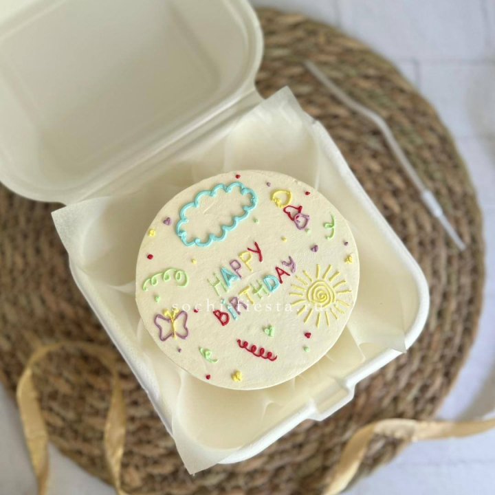 Бенто-торт "С днем рождения!"  в Красноярске