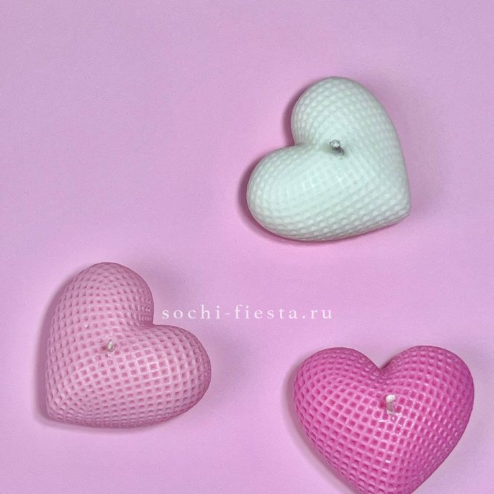 Набор свеч сердец в Красноярске