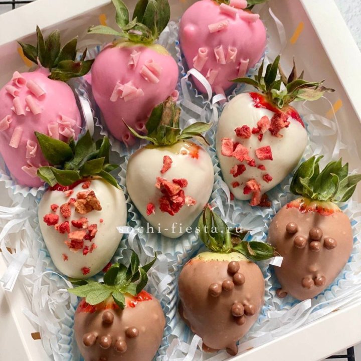 Клубника в шоколаде 9 ягод в Красноярске