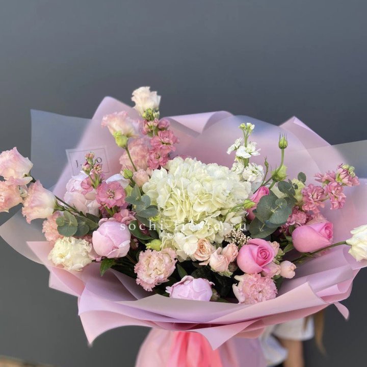 Дизайнерский букет "Фламинго" в Красноярске