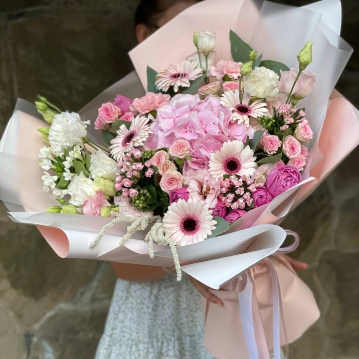 Авторский букет Пич в Красноярске