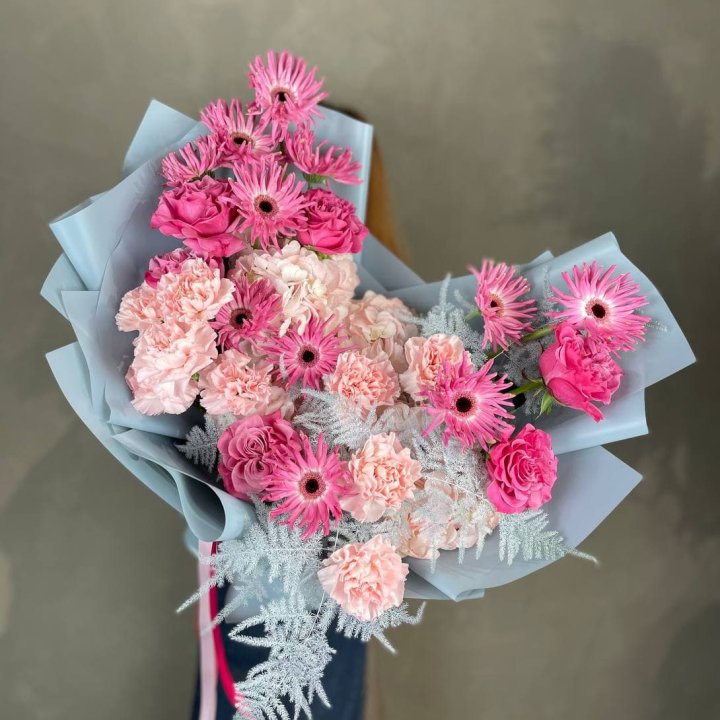 Дизайнерский букет "Свит хаер" в Красноярске