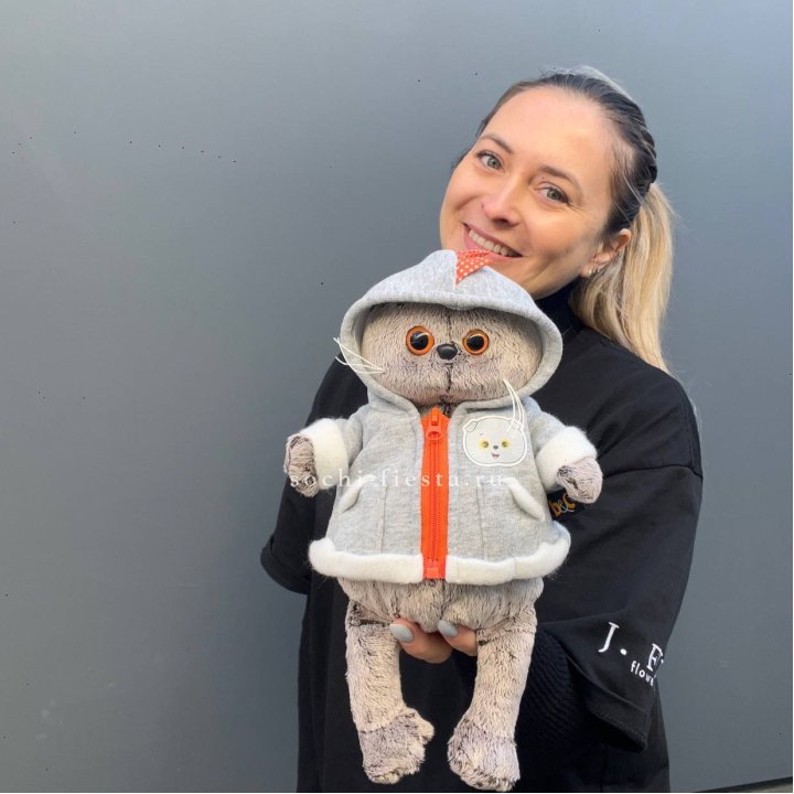 Кот Басик в толстовке в Красноярске