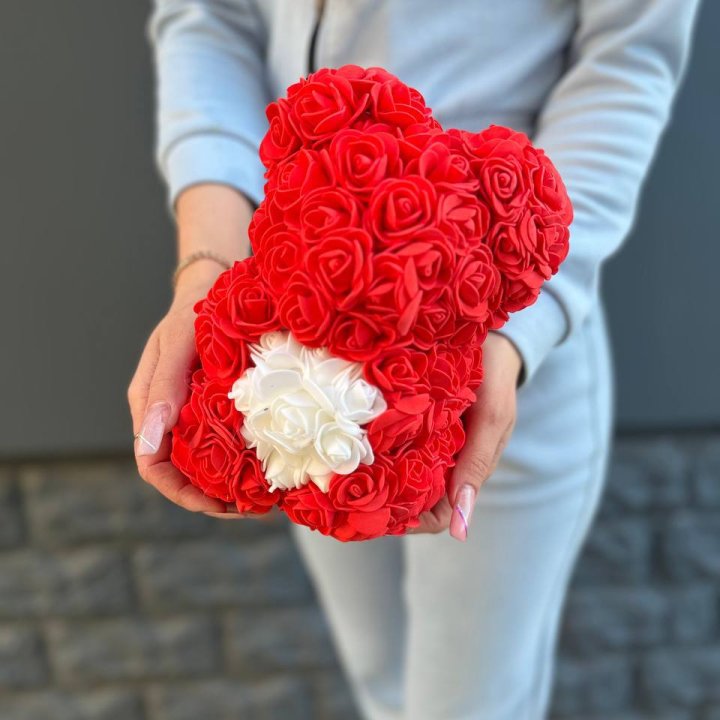 Медведь с белым сердцем в Красноярске