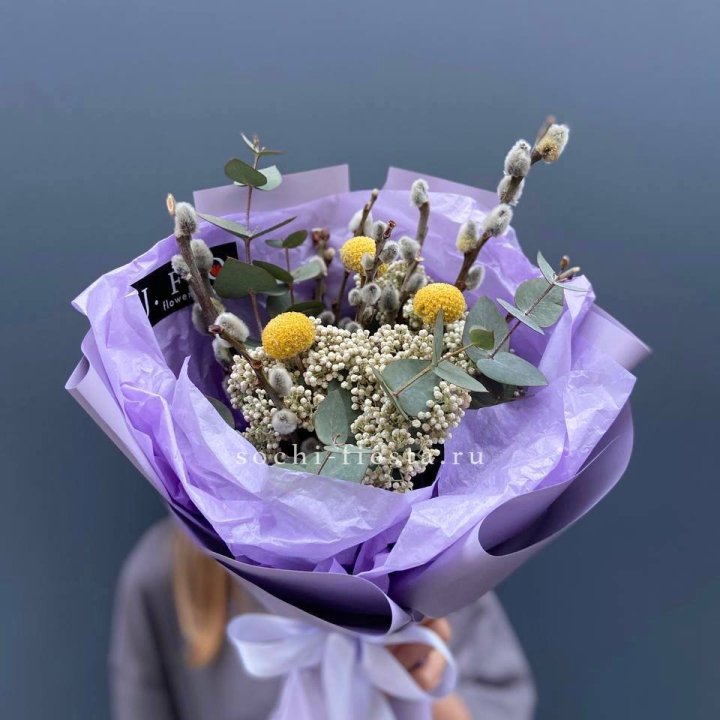 Букет с Вербой №1 в Красноярске