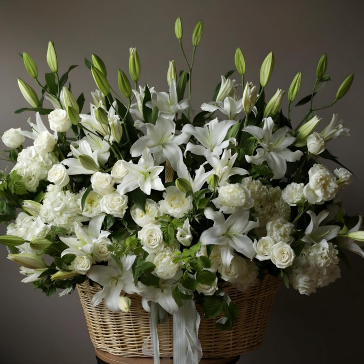 Цветочная корзина макси №3 в Красноярске