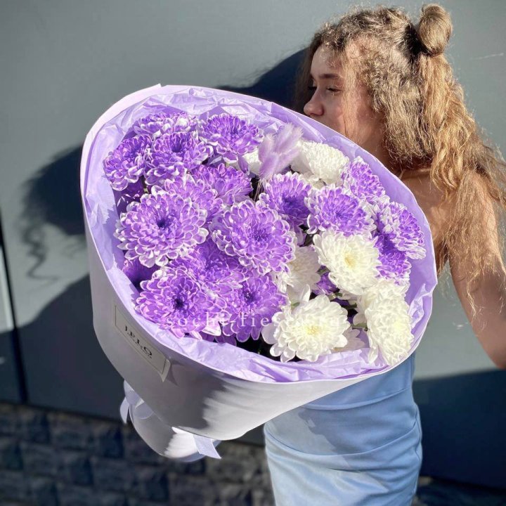  Букет хризантем "Сирена" в Красноярске