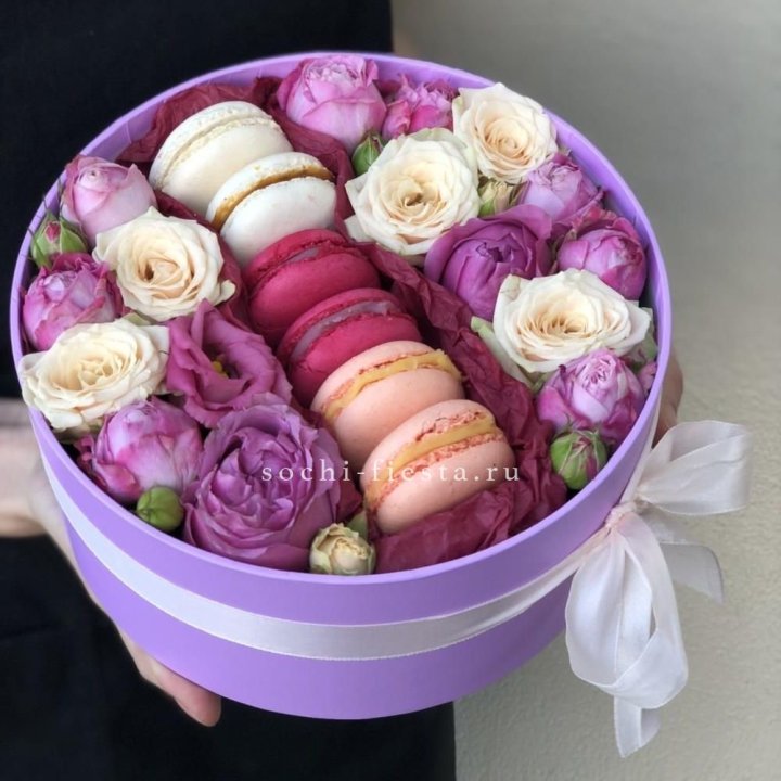 Цветочный бокс "Лаванди" в Красноярске