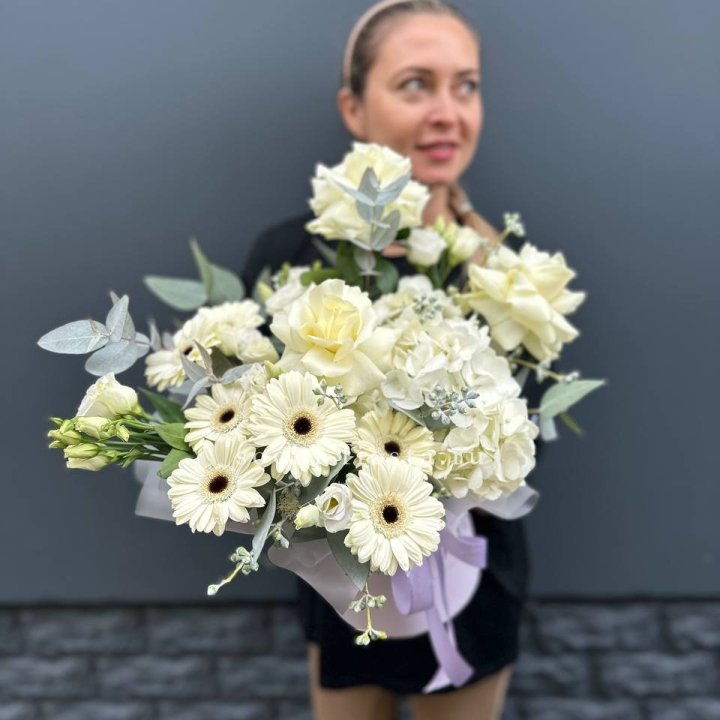 Цветочный бокс "Лавандовый сон" в Красноярске