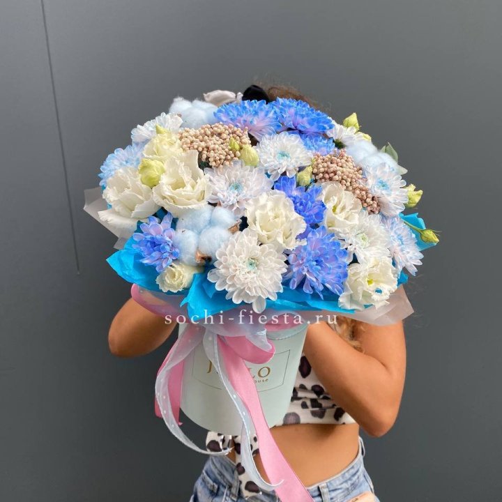 Коробка цветов  " Облако" в Красноярске