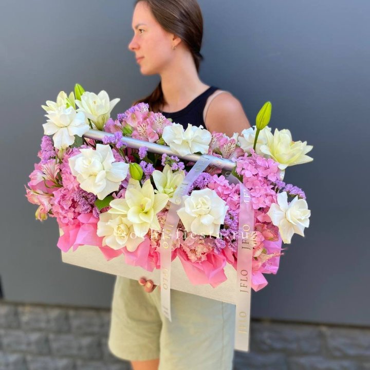 Большой бокс розовый в Красноярске