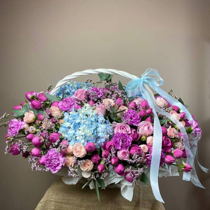 Авторская корзина "Лавандерия" в Красноярске