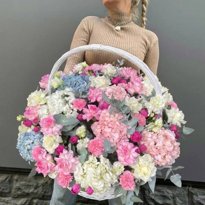 Цветочная корзина №3 в Красноярске