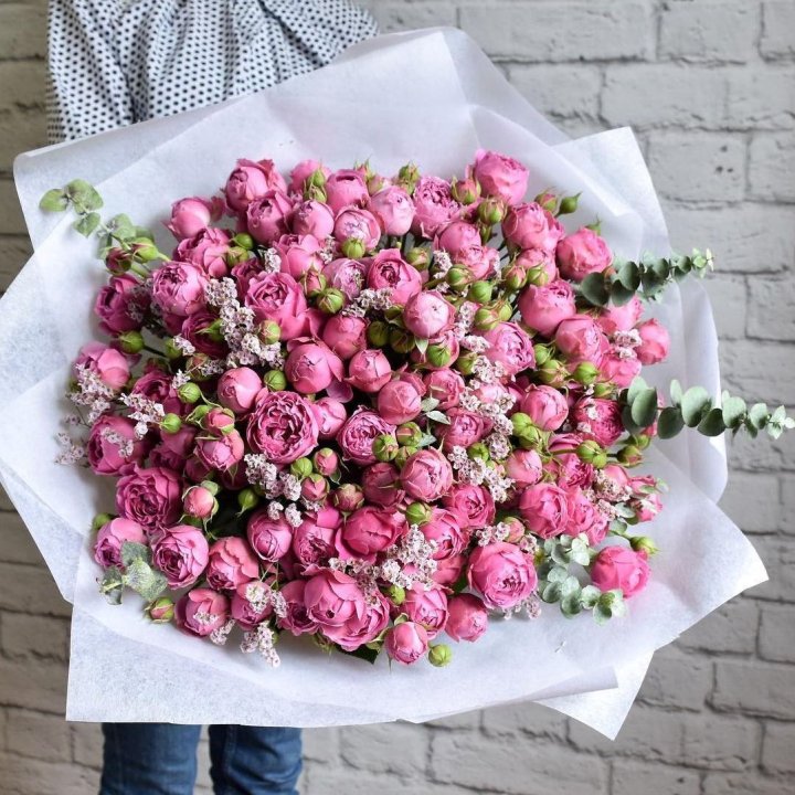 51 кустовая роза в Красноярске