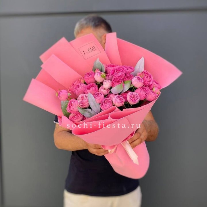 Пионовидные розы баблс №2 в Красноярске