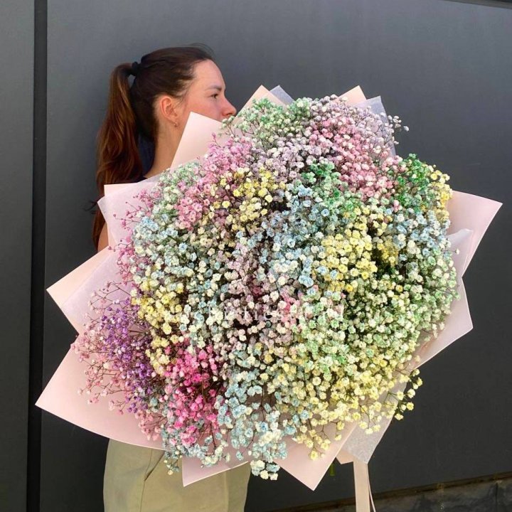 Пышный букет из гипсофил  в Красноярске