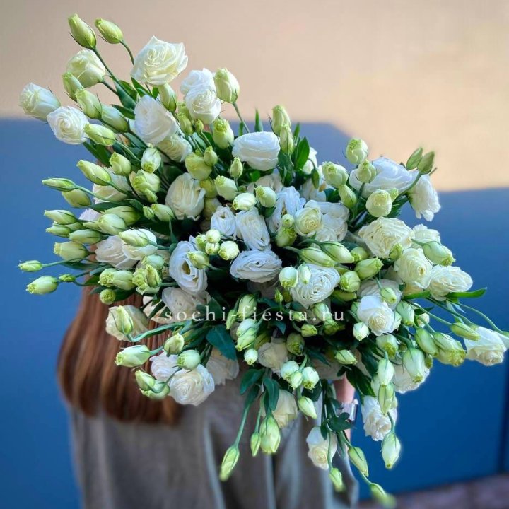 Охапка эустомы в Красноярске