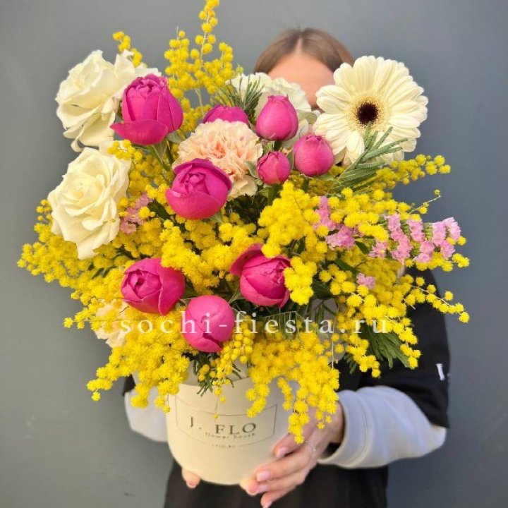 Цветы в боксе "Слобода" в Красноярске