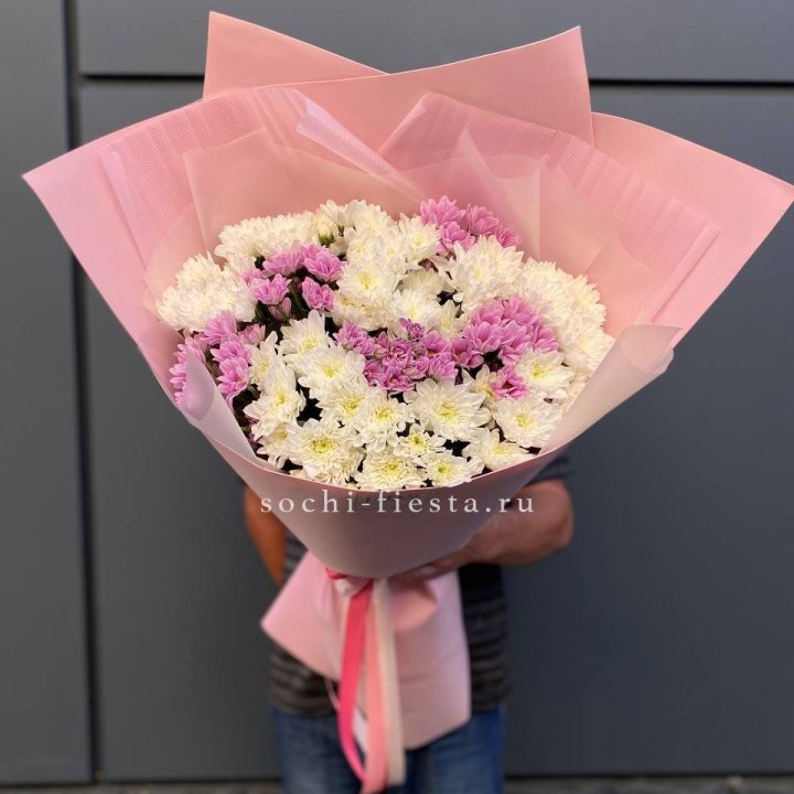  Букет хризантем- гигант  в Красноярске