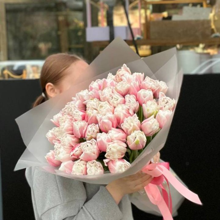 51 нежный тюльпан в Красноярске