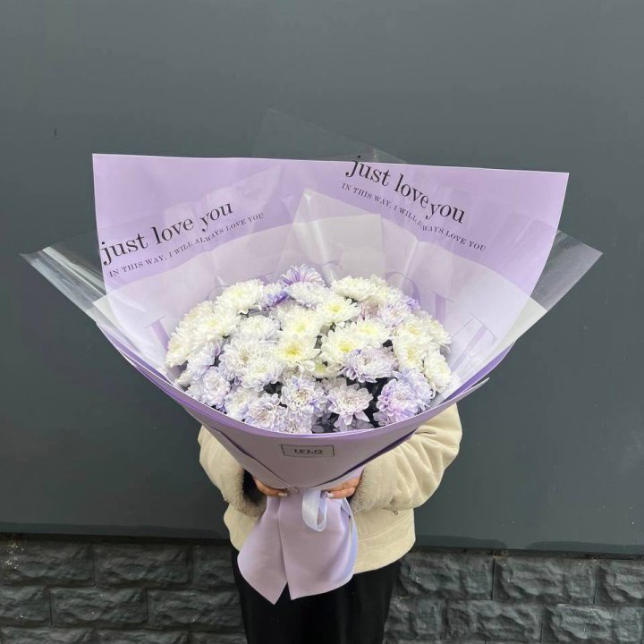 9 воздушных хризантем в Красноярске