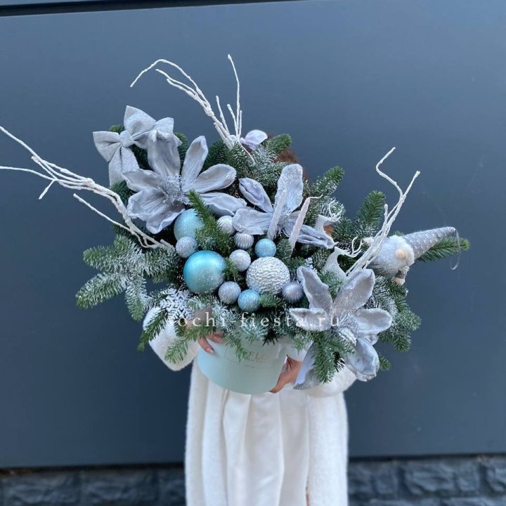 Композиция "Снежный цветок" в Красноярске