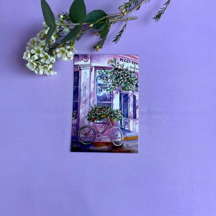 Открытка к букету "Розовый" в Красноярске