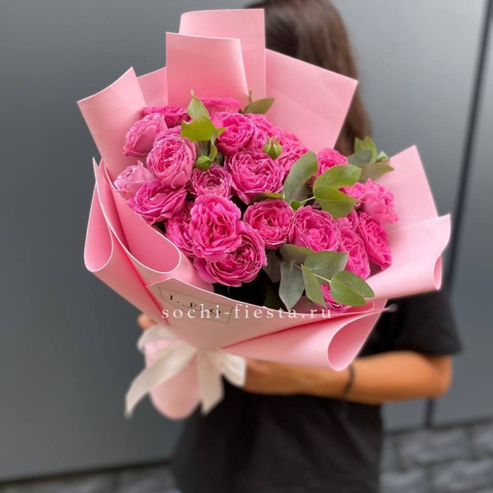 Пионовидные розы мисти баблс N.2 в Красноярске