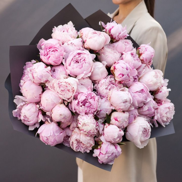 Пионы охапка в Красноярске